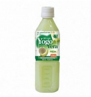 Напиток  "Yogovera Мelon" (алоэ+дыня) 1,5л
