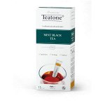 чай TEATONE &#039;MINT BLACK&#039; 15 стиков 1 уп.х 12 шт.