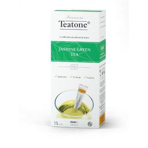 Зеленый чай Аромат жасмина TEATONE в стиках, 15 стиков по 1,8г