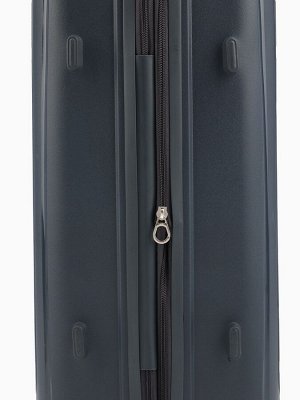 Чемодан на колёсах Bagvoyage средний 73 л (М), на молнии, с увеличением, кодовый замок, 4 колеса, серый