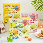 Печенье Макарон со вкусом Кремовым, 132гр. 1/24 шт