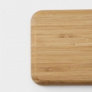 Менажница Striata, 3 секции, 25x9.5 см, бежевая