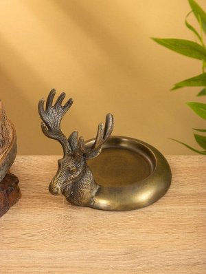 Подставка для бутылки «Лось», 18x14x14 см, алюминий
