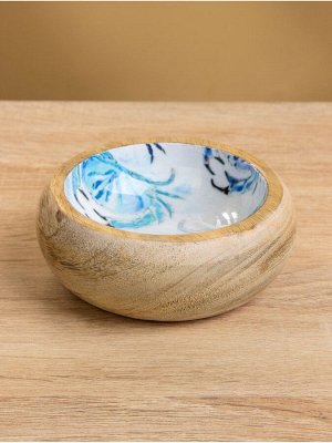 Набор розеток на подносе «Крабы», 3 шт., 33.5x13x6.5 см, дерево манго