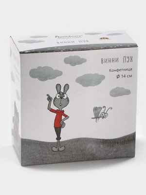 Салатник фарфоровый «Винни Пух», 610 мл, d=14,5 см