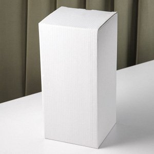 Менажница трёхъярусная «Сердце», 500 мл, 12.2x27.5 см, стекло, перламутровая