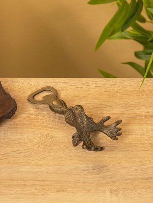 Открывашка «Лось», 15.5x7.5x5 см, алюминий