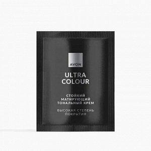 Стойкий матирующий тональный крем Ultra Colour — пробный образец, цвет Слоновая кость