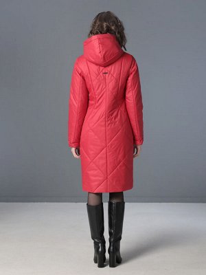 Пальто дем. красный
