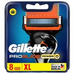 Сменные кассеты для бритья Gillette Fusion5 ProGlide Power, 8 шт