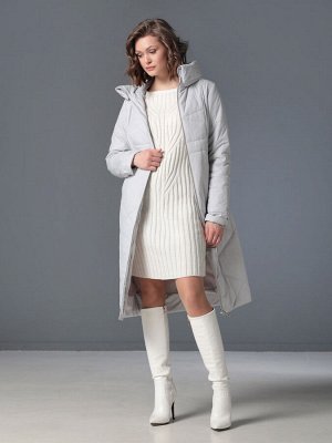 Пальто дем.св.серый