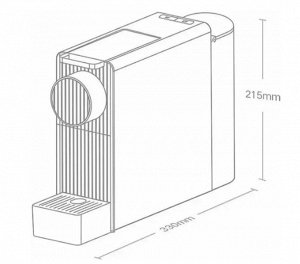 Капсульная кофемашина Xiaomi Scishare Capsule Coffe Machine Mini S1201