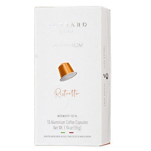 Кофе капсулы CARRARO RISTRETTO (10 алюминиевых капсул)