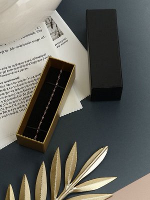 Коробочка подарочная под набор «Помада»,4x12x4 см, чёрная