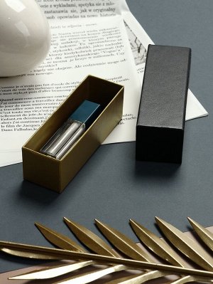 Коробочка подарочная под набор «Помада»,4x12x4 см, чёрная