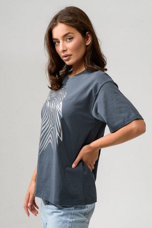 8555 Футболка оверсайз женская