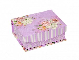 Коробка подарочная "Цветочная мелодия" 15,5х12,3х6см B288 ВЭД