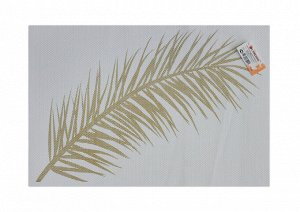 Салфетка сервировочная "Feather" 45х30см, цв. белый HK-PVCWP-23463D ВЭД