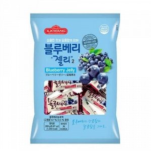 Конфета желейная черничное, Ilkwang Jelly , 280г