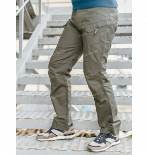 Pants UTL, fleece, 92%cotton 8%polyester, olive