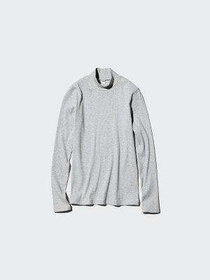 UNIQLO – трикотажный лонгслив с высоким воротником