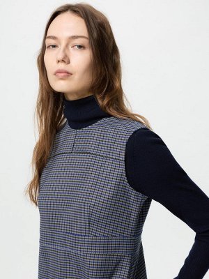 UNIQLO – тёплое мини-платье в клетку