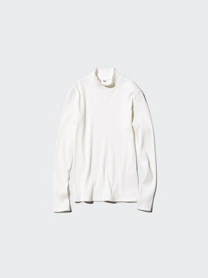 UNIQLO – трикотажный лонгслив с высоким воротником