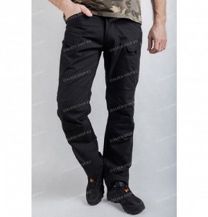 Pants UTL, 92%cotton 8%polyester, black