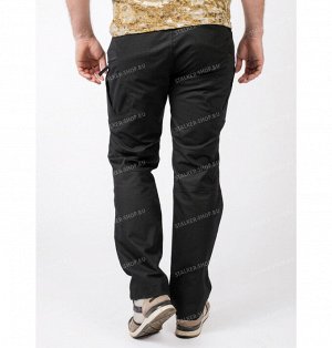 Pants UTL, 92%cotton 8%polyester, black