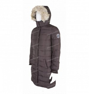 Пальто женское пуховое A&amp;F, мод. 8019, brown