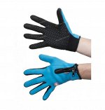 Перчатки WINDSTOPPER, на змейке, light blue