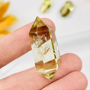Кристалл двухконечный из Цитрина