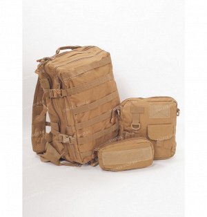 Рюкзак тактический с карманами спереди CH-068, coyote