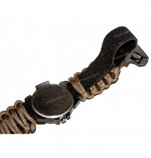 Watch Adjustable with paracord, brown