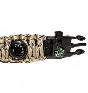 Watch Adjustable with paracord, digital desert