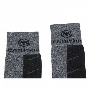 Носки-гольфы Campsor Hiking, CoolMax, grey/black