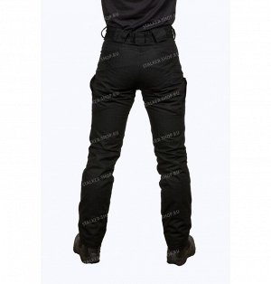 Pants UTL, fleece, 92%cotton 8%polyester, black