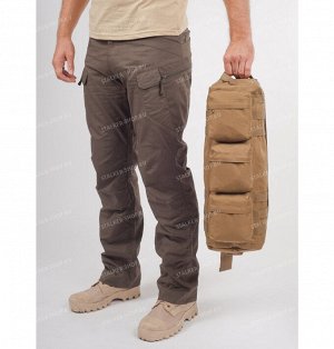 Сумка-рюкзак с одной лямкой CH-012, карманы спереди, coyote