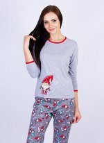Пижама женская 221ХР2377П (кулирка)