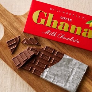 Шоколад ГАНА молочный, Lotte, 50гр.