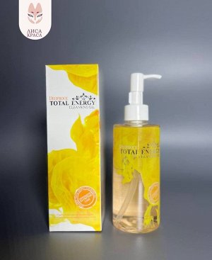 Гидрофильное масло для чувствительной кожи, Deoproce Total Energy Cleansing Oil, 200ml