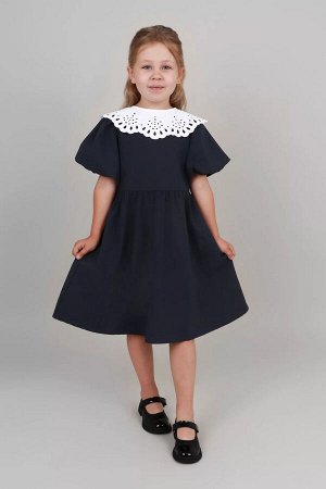 Школьное платье ДЕВ Malini 428TL PL т.синий