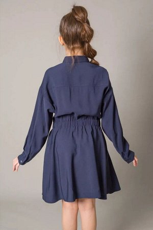Школьное платье ДЕВ Deloras 63268Q синий