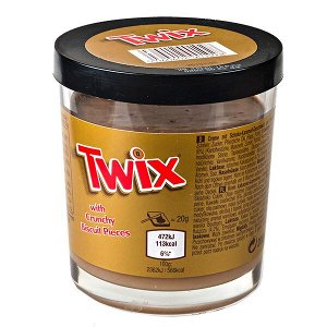Паста шоколадная TWIX с хрустящими кусочками печенья 200 г 1 уп.х 6 шт.