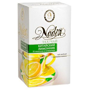 Чай NADIN 'Китайский лимонник' 25 пакетиков 1 уп.х 12 шт.