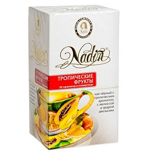 Чай NADIN 'Тропические фрукты' 25 пакетиков 1 уп.х 12 шт.