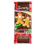 Шоколад SWEETY молочный со вкусом имбирного пряника 100 г