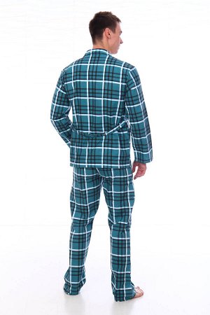 Пижама мужская,модель203,фланель (46 размер, Клаудио, вид 3)