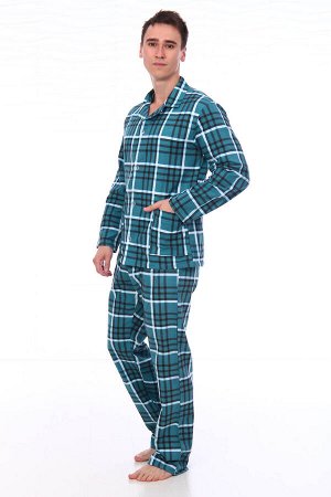 Пижама мужская,модель203,фланель (46 размер, Клаудио, вид 3)