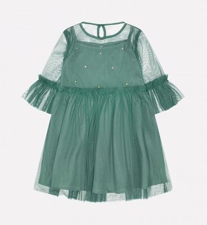 Платье для девочки Crockid КР 5562 зеленый к223